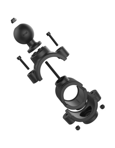 RAM® TorqueT 1 ½" - 2" Diameter Rail Base - C Size Aluminum Ball