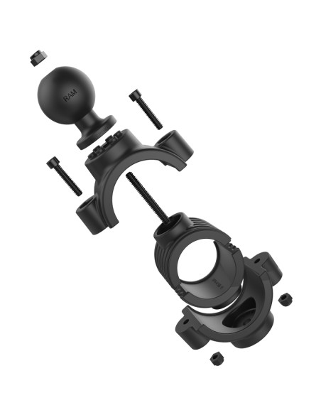 RAM® TorqueT 1 ½" - 2" Diameter Rail Base - C Size Aluminum Ball RAM® TorqueT 1 ½" - 2" Diameter Rail Base - C Size Aluminum Ball