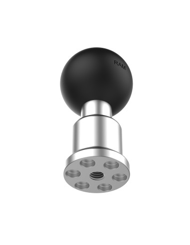 RAM® Aluminum Pin-Lock Ball Adapter with 1/4"-20 Female Thread - C Size