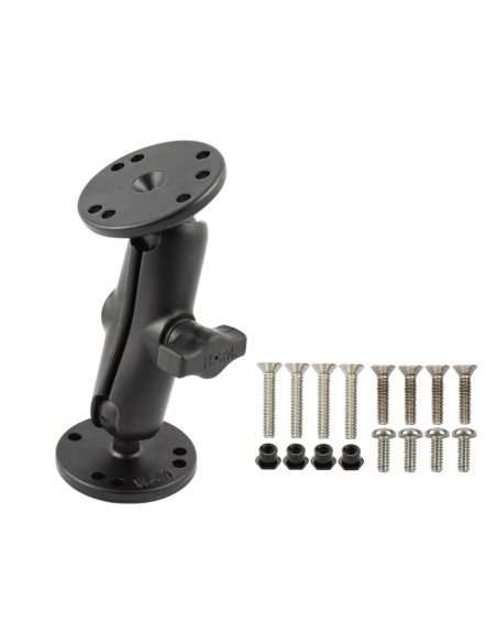RAM® Double Ball Mount with Universal Hardware for Garmin GPSMAP + More
