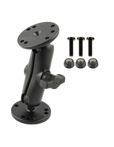 RAM® Double Ball Mount with Hardware for Garmin Striker + More