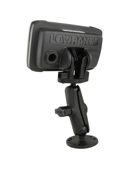 RAM® Double Ball Mount for Lowrance Eagle 4 & 5, Hook² & Reveal Series