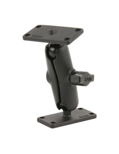 RAM® Double Ball Mount with Two 1.5" x 3" Plates