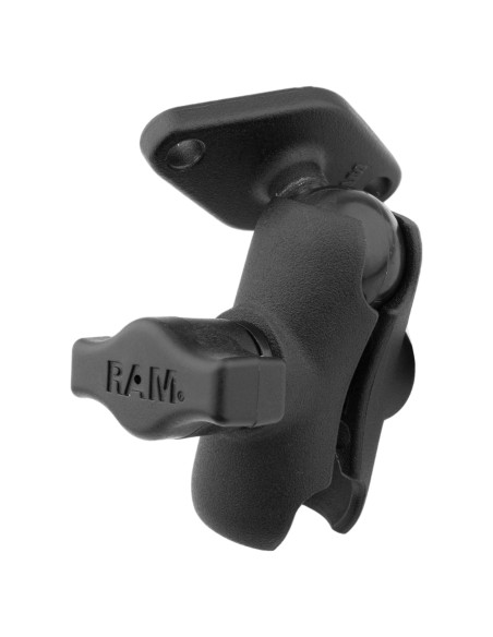 RAM® Double Socket Arm with Diamond Plate - B Size Short