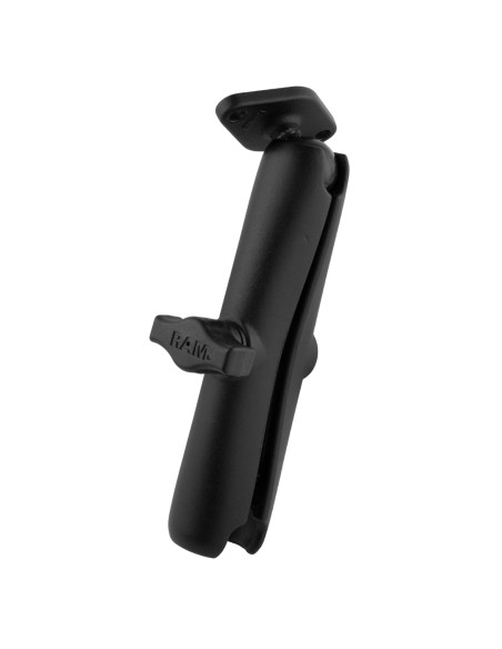 RAM® Double Socket Arm with Diamond Plate - B Size Long RAM® Double Socket Arm with Diamond Plate - B Size Long