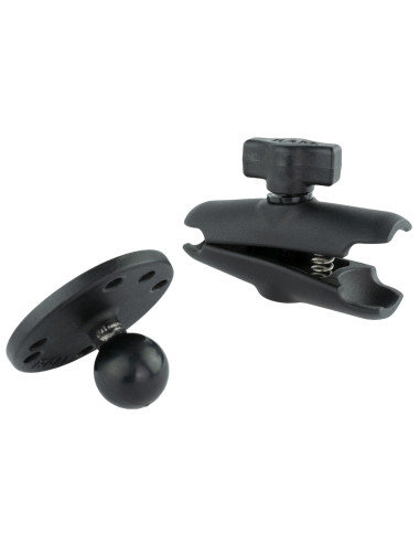 RAM® Double Socket Arm with Round Plate - B Size Medium
