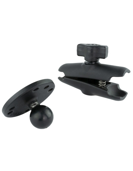 RAM® Double Socket Arm with Round Plate - B Size Medium