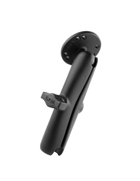RAM® Double Socket Arm with Round Plate - B Size Long