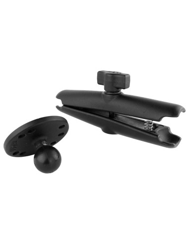 RAM® Double Socket Arm with Round Plate - B Size Long