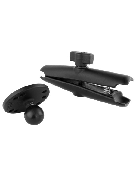 RAM® Double Socket Arm with Round Plate - B Size Long