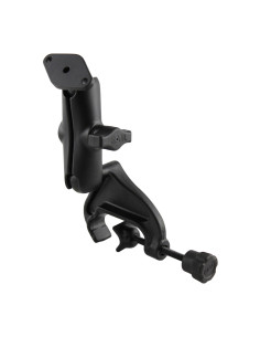 RAM® Double Ball Yoke Clamp Mount with Diamond Plate - Medium