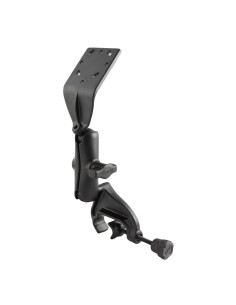 RAM® Double Ball Yoke Clamp Mount with Angled Extension Plate - Medium