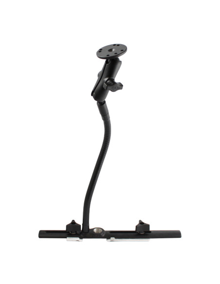 RAM® Cessna Seat Rail Mount with 12" Flex Arm and Round Plate