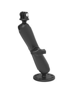 RAM® Drill-Down Mount with Double Socket Arm with Action Camera Adapter 2