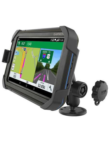 RAM® EZ-Roll'rT Drill-Down Mount for Garmin Fleet 770, Overlander + More