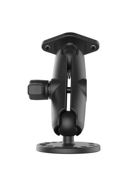 RAM® Double Ball Drill-Down Mount with Diamond Plate - Medium