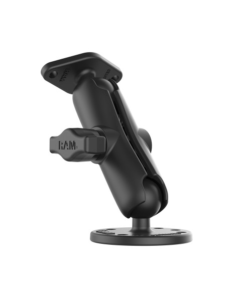 RAM® Double Ball Drill-Down Mount with Diamond Plate - Medium