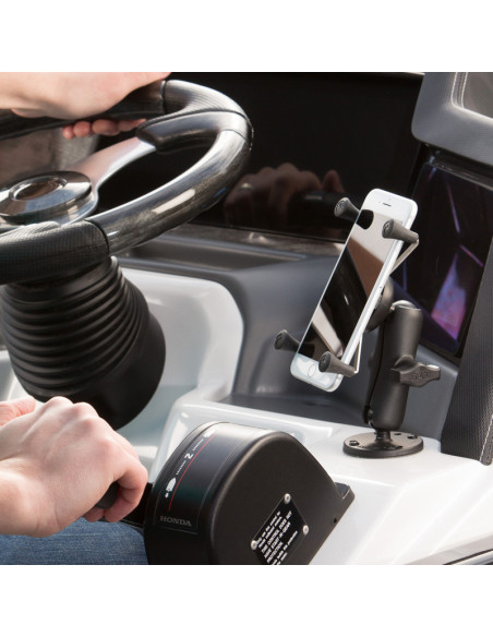 RAM® X-Grip® Phone Mount with Drill-Down Base