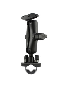 RAM® Handlebar U-Bolt Double Ball Mount - B Size Medium Stainless Steel
