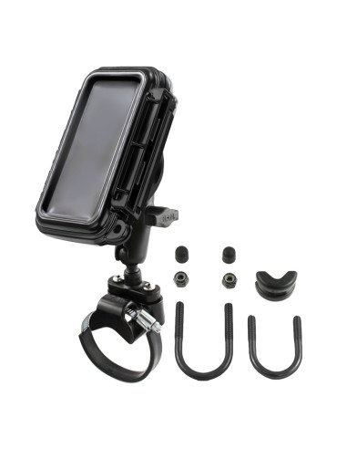 RAM® Aqua Box® ATV/UTV Rail Mount for Medium Devices