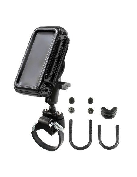 RAM® Aqua Box® ATV/UTV Rail Mount for Medium Devices