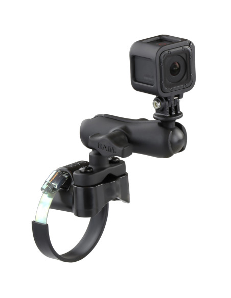 RAM® ATV/UTV Handlebar U-Bolt Mount with Action Camera Adapter