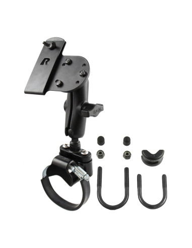RAM® ATV/UTV Double Ball Rail Mount with Gun Holster Clip