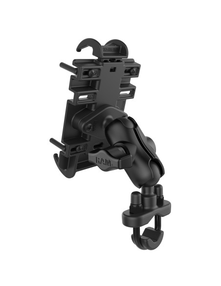 RAM® Quick-GripT Phone Mount with Handlebar U-Bolt Base - Short