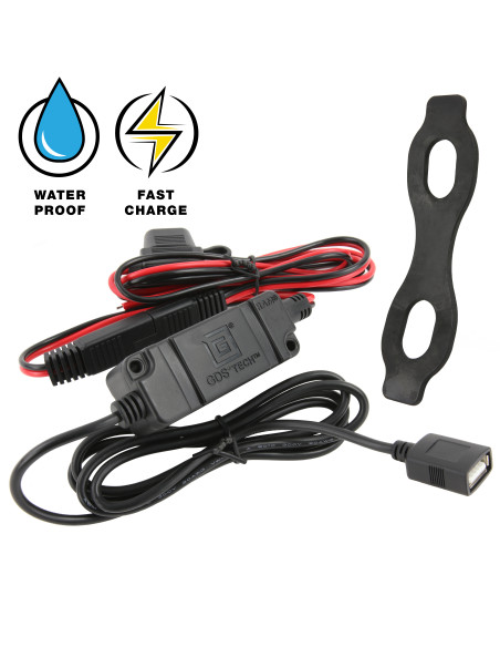 RAM® Quick-GripT 15W Waterproof Wireless Charging Handlebar Mount