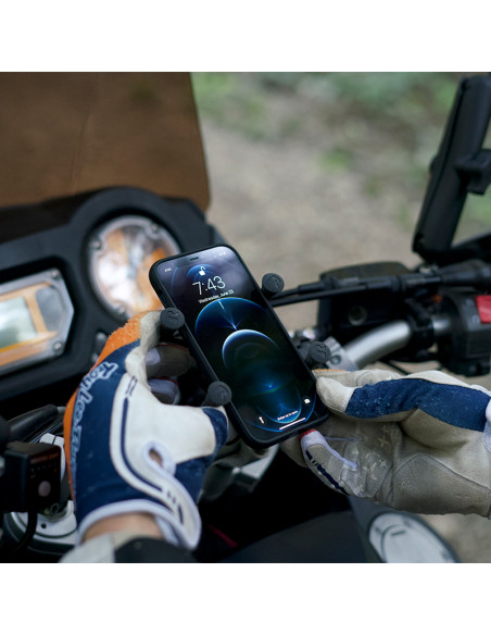 RAM® X-Grip® Phone Mount with Handlebar U-Bolt Base - Short