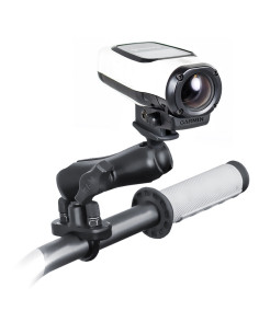 RAM® Handlebar U-Bolt Double Ball Mount for Garmin VIRBT Camera Adapter
