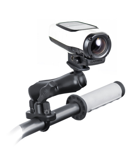 RAM® Handlebar U-Bolt Double Ball Mount for Garmin VIRBT Camera Adapter RAM® Handlebar U-Bolt Double Ball Mount for Garmin VIRBT Camera Adapter