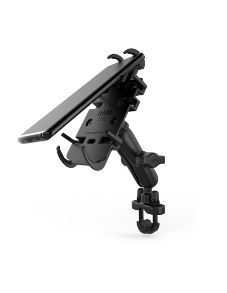RAM® Quick-GripT Phone Mount with Handlebar U-Bolt Base - Medium