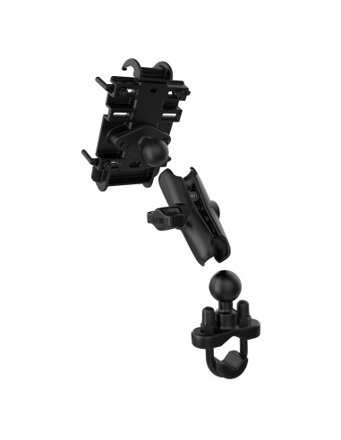 RAM® Quick-GripT Phone Mount with Handlebar U-Bolt Base - Medium
