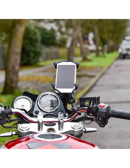 RAM® X-Grip® Large Phone Mount with Handlebar U-Bolt Base - Medium