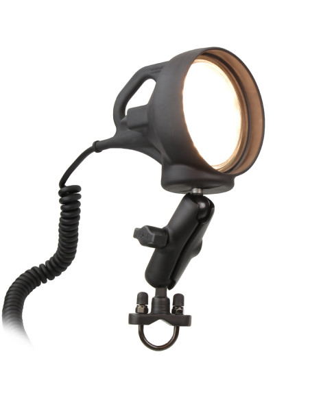 RAM® Handlebar U-Bolt Mount with LED Spotlight