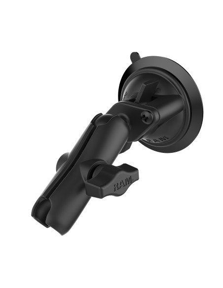 RAM® Twist-LockT Suction Cup Base with Double Socket Arm RAM® Twist-LockT Suction Cup Base with Double Socket Arm