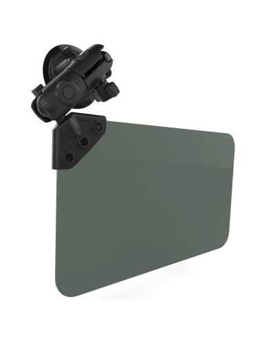 RAM® Twist-LockT Suction Cup Mount with Swivel Socket Arm & Sun Visor