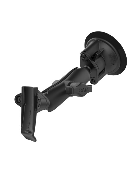 RAM® Twist-LockT Suction Cup Mount with Garmin Spine Clip Holder
