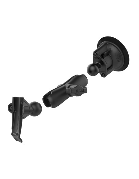 RAM® Twist-LockT Suction Cup Mount with Garmin Spine Clip Holder