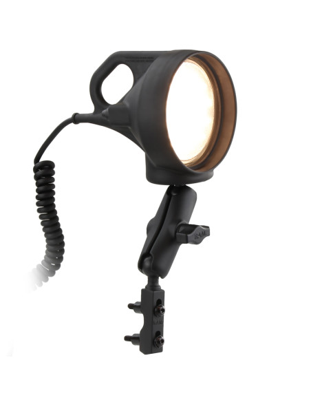 RAM® Brake/Clutch Reservoir Mount with LED Spotlight