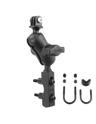 RAM® Motorcycle Brake/Clutch Reservoir Base with Action Camera Mount
