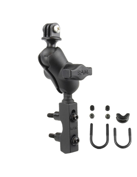 RAM® Motorcycle Brake/Clutch Reservoir Base with Action Camera Mount