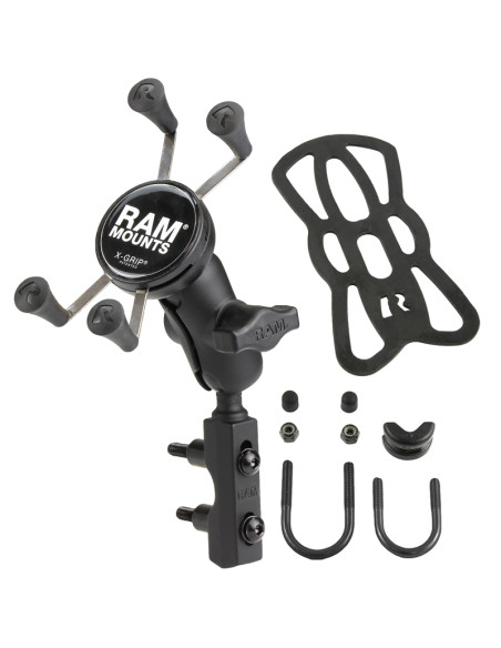 RAM® X-Grip® Phone Mount with Brake/Clutch Reservoir Base - Short