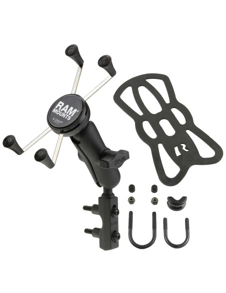 RAM® X-Grip® Large Phone Mount with Brake/Clutch Reservoir Base - Medium