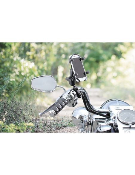 RAM® X-Grip® Phone Mount with Brake/Clutch Reservoir Base - Medium