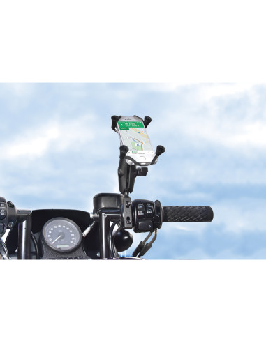 RAM® X-Grip® Phone Mount with Brake/Clutch Reservoir Base - Medium