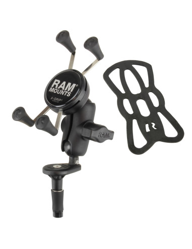 RAM® X-Grip® Phone Holder with Motorcycle Fork Stem Base