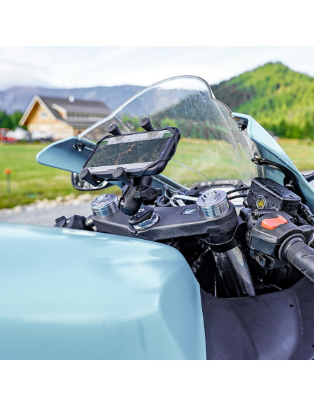 RAM® X-Grip® Phone Holder with Motorcycle Fork Stem Base