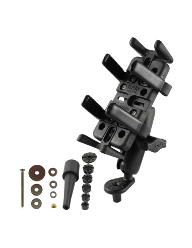 RAM® Fork Stem Mount with RAM® Finger-GripT GPS/Radio Holder
